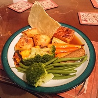 Vegan roast dinner